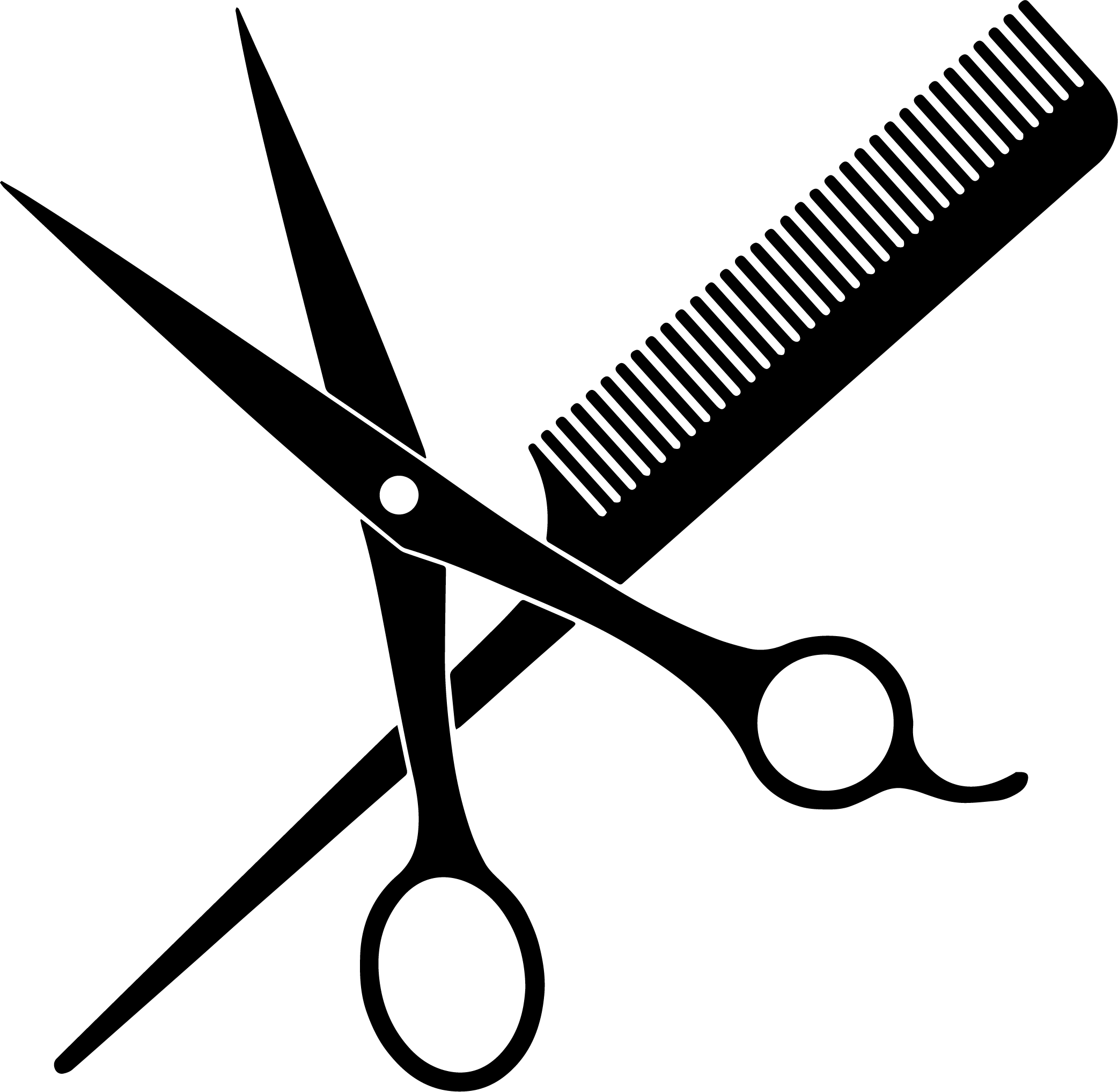 scissors & comb icon